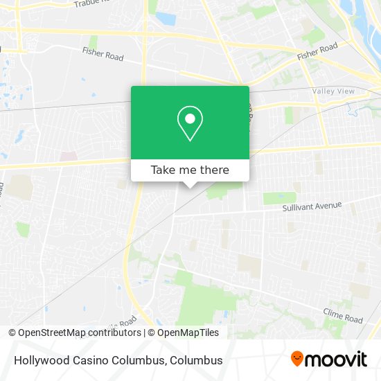 Hollywood Casino Columbus map
