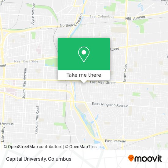 Capital University map