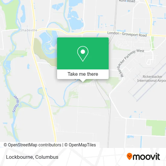 Lockbourne map