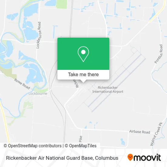 Rickenbacker Air National Guard Base map