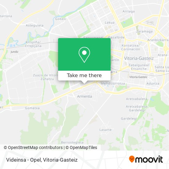 Videinsa - Opel map