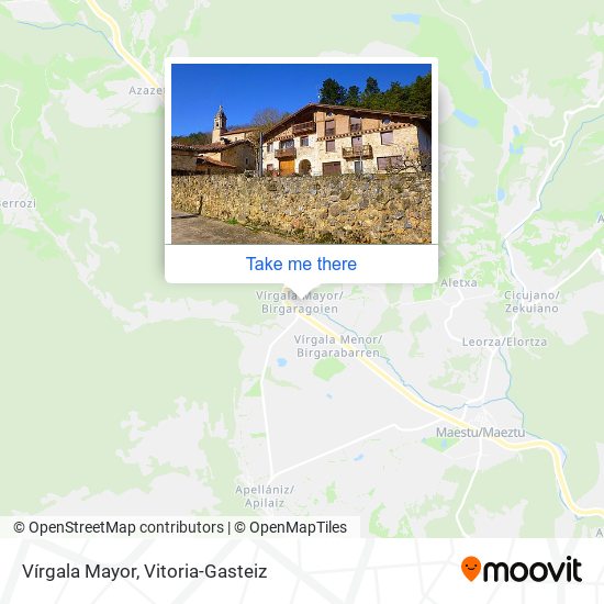 Vírgala Mayor map