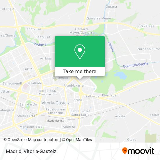 Madrid map