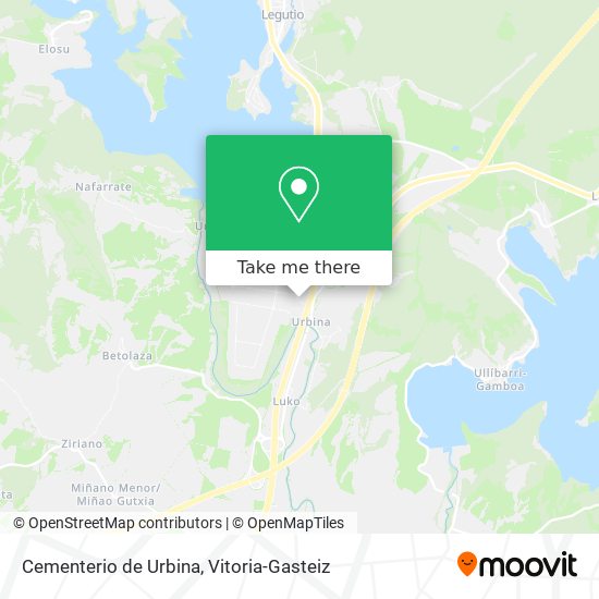 mapa Cementerio de Urbina