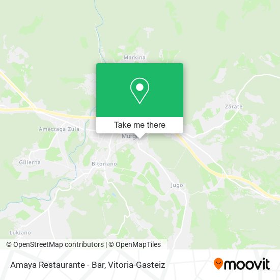 mapa Amaya Restaurante - Bar