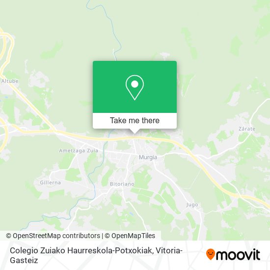 mapa Colegio Zuiako Haurreskola-Potxokiak