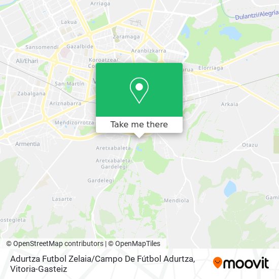 Adurtza Futbol Zelaia / Campo De Fútbol Adurtza map