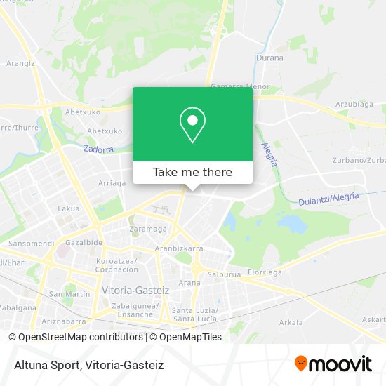 mapa Altuna Sport