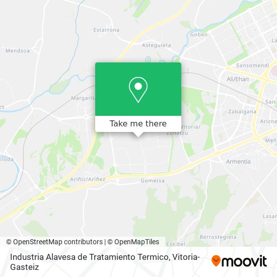 Industria Alavesa de Tratamiento Termico map