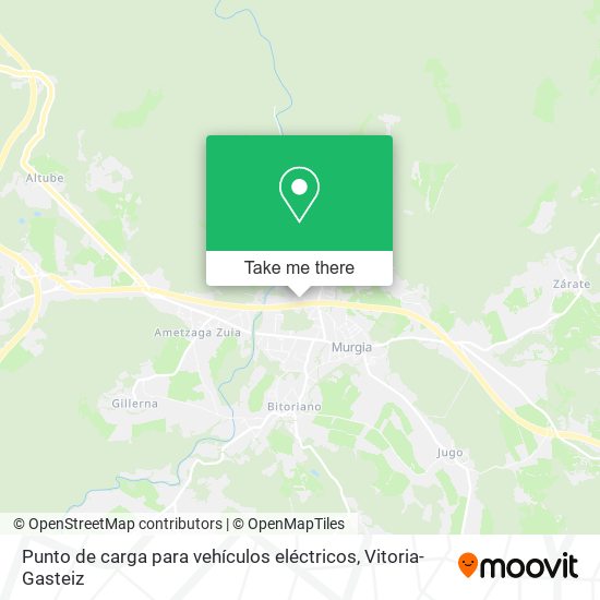 mapa Punto de carga para vehículos eléctricos