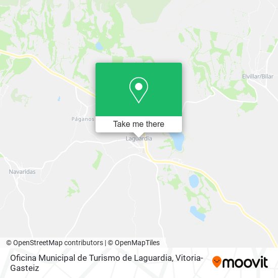 mapa Oficina Municipal de Turismo de Laguardia