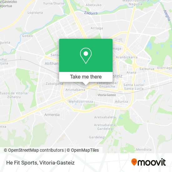 He Fit Sports map