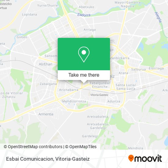 Esbai Comunicacion map