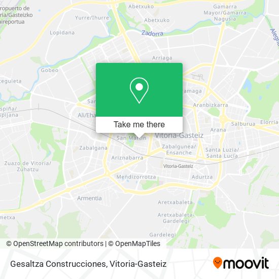 Gesaltza Construcciones map