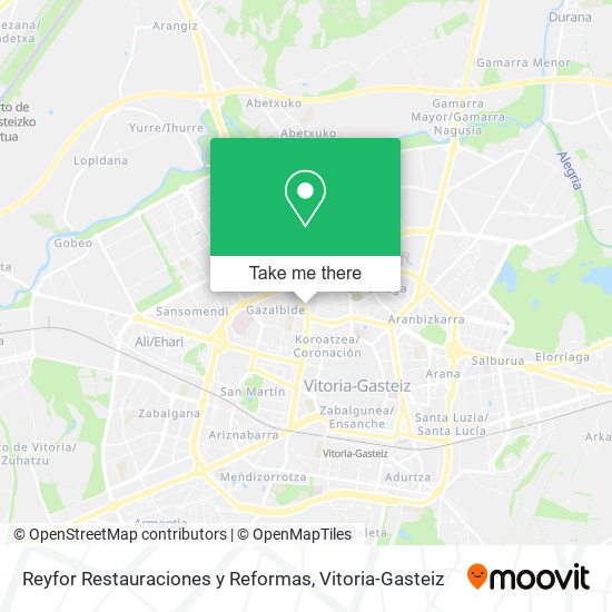 Reyfor Restauraciones y Reformas map