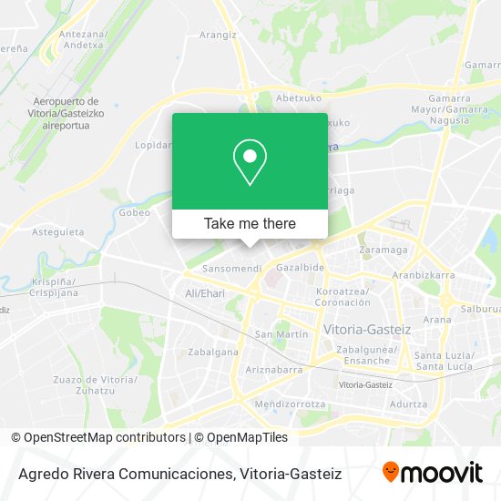 Agredo Rivera Comunicaciones map