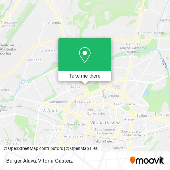 mapa Burger Alava