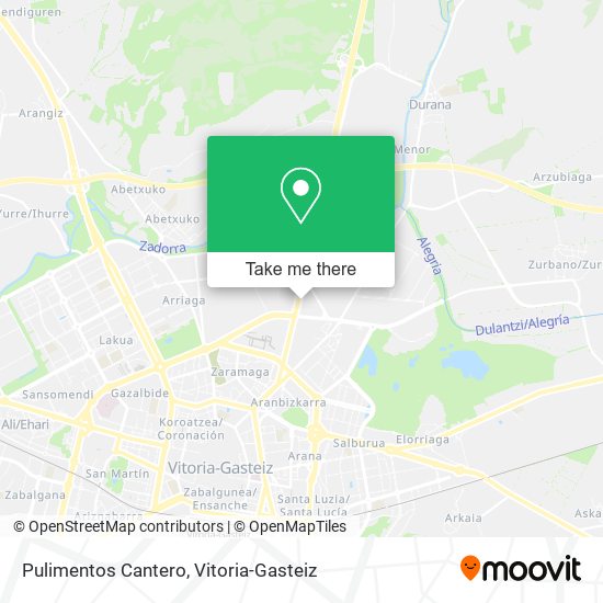 Pulimentos Cantero map