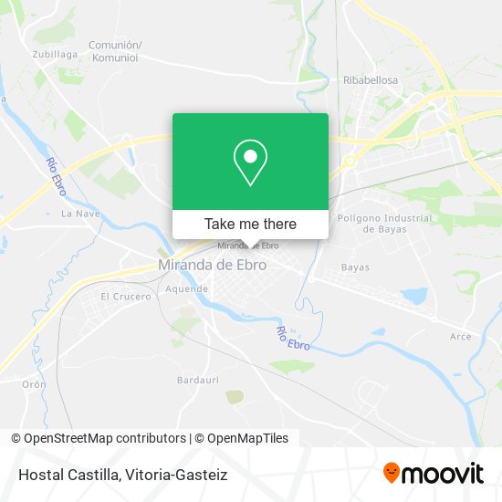 Hostal Castilla map