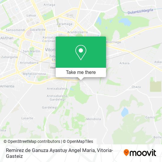 Remirez de Ganuza Ayastuy Angel Maria map