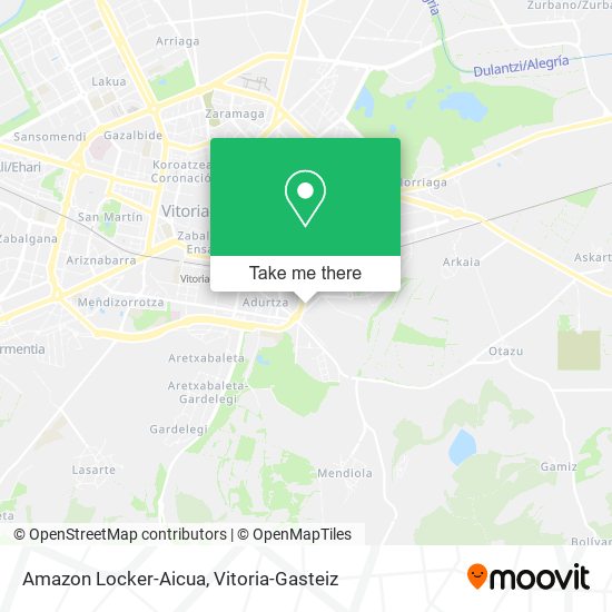 mapa Amazon Locker-Aicua