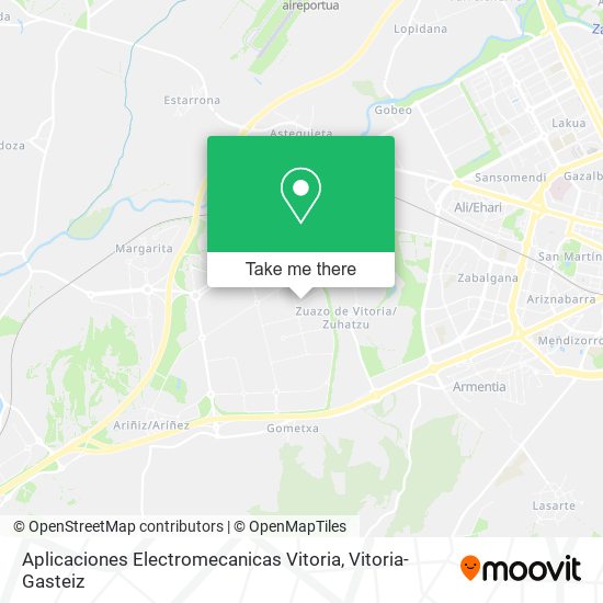 Aplicaciones Electromecanicas Vitoria map