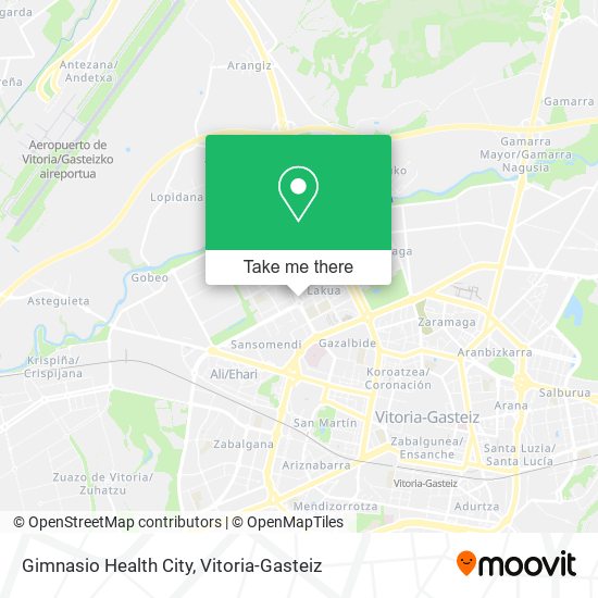 Gimnasio Health City map