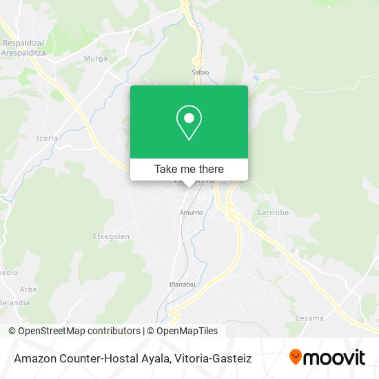 Amazon Counter-Hostal Ayala map