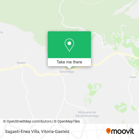 Sagasti-Enea Villa map