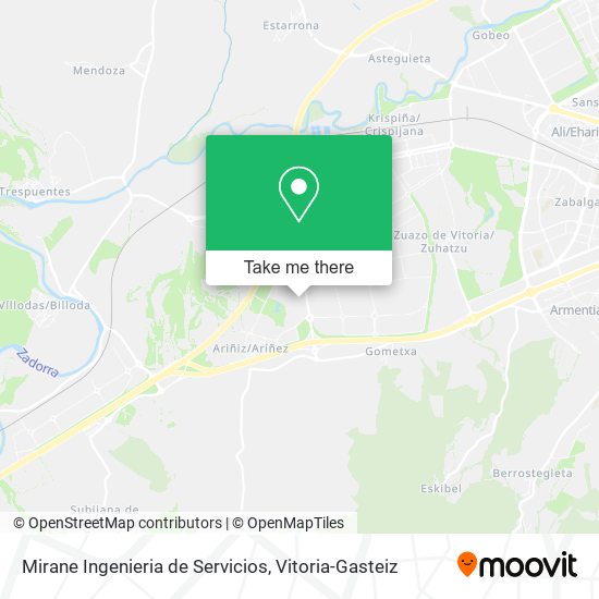 Mirane Ingenieria de Servicios map