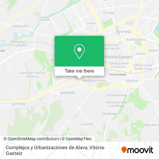 Complejos y Urbanizaciones de Alava map