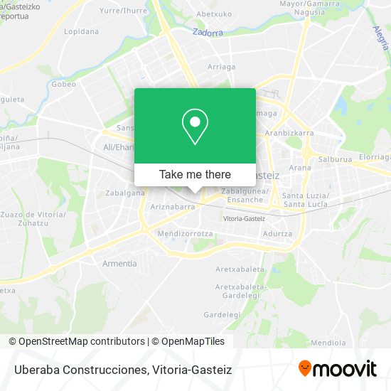 mapa Uberaba Construcciones