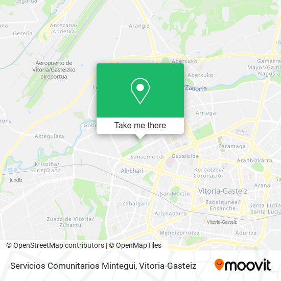 Servicios Comunitarios Mintegui map