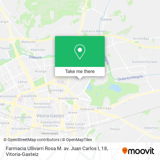 Farmacia Ullivarri Rosa M. av. Juan Carlos I, 18 map