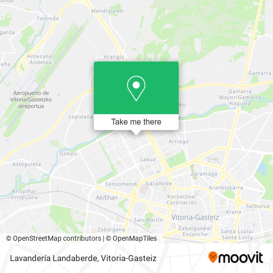 mapa Lavandería Landaberde