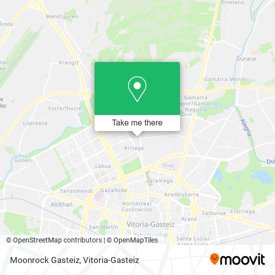 Moonrock Gasteiz map