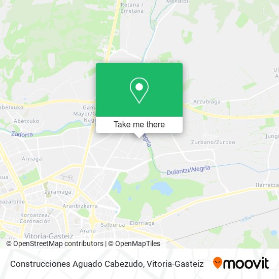 mapa Construcciones Aguado Cabezudo