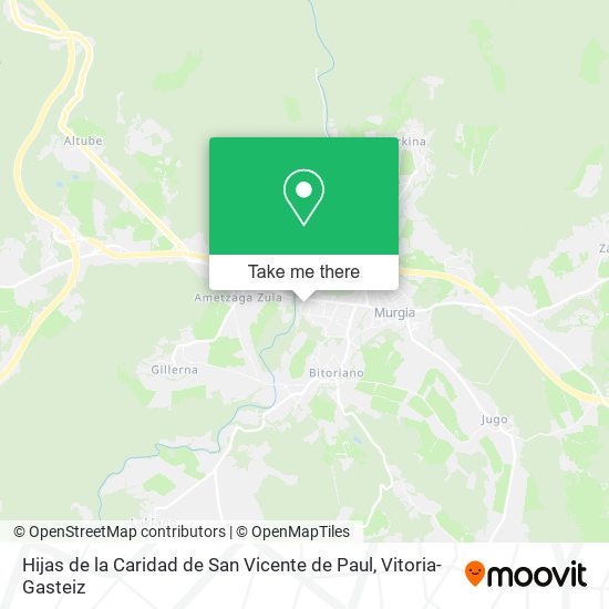 mapa Hijas de la Caridad de San Vicente de Paul