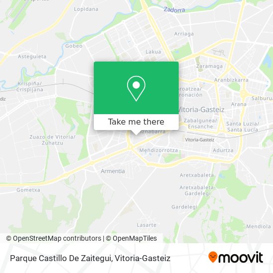 Parque Castillo De Zaitegui map
