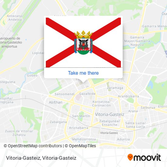 Vitoria-Gasteiz map