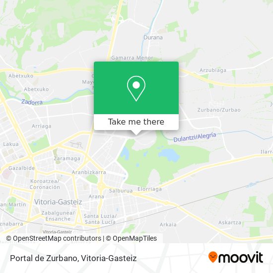 mapa Portal de Zurbano