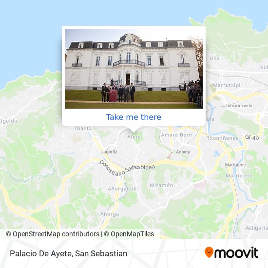 mapa Palacio De Ayete