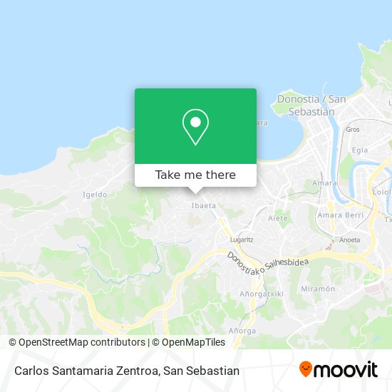 Carlos Santamaria Zentroa map