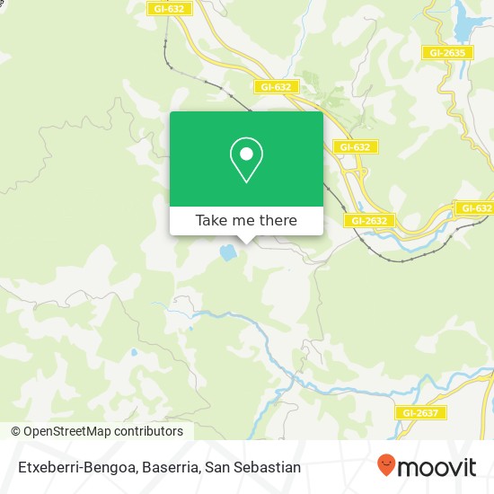 mapa Etxeberri-Bengoa, Baserria