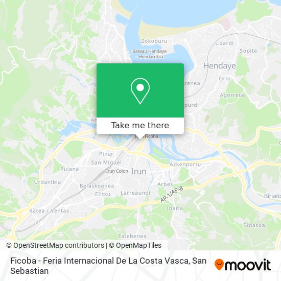 mapa Ficoba - Feria Internacional De La Costa Vasca