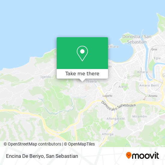 Encina De Beriyo map