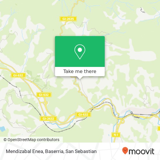 mapa Mendizabal Enea, Baserria