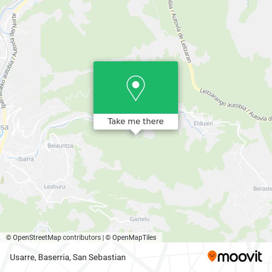Usarre, Baserria map
