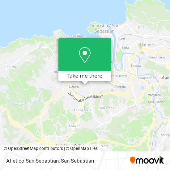 Atletico San Sebastian map