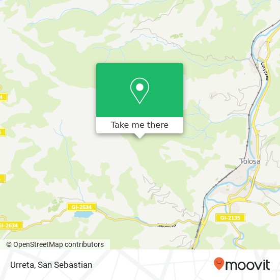 Urreta map